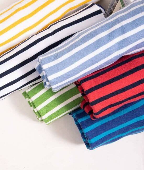 Colors of the children's striped sweater